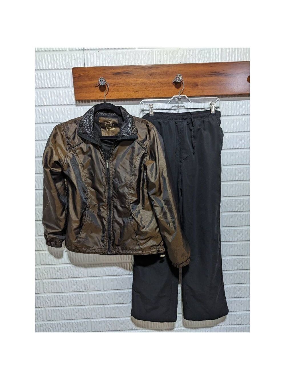 Three Heart Women's Brown and Black Windsuit & Pants Size M